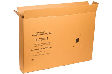 flat screen tv electrical box|55 inch tv packing box.